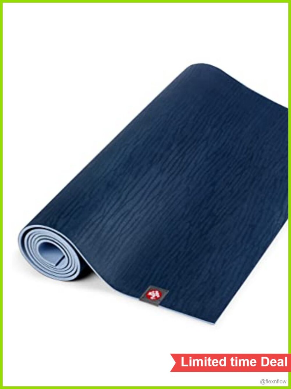 Eco-Friendly Yoga Mat Natural Rubber Soft Textured Surface 5mm Thick